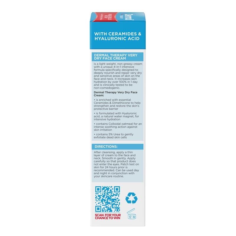 Kem dưỡng da mặt Dermal Therapy Very Dry 50g