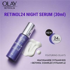 Olay Regenerist Retinol 24 Night Serum không mùi 30ml