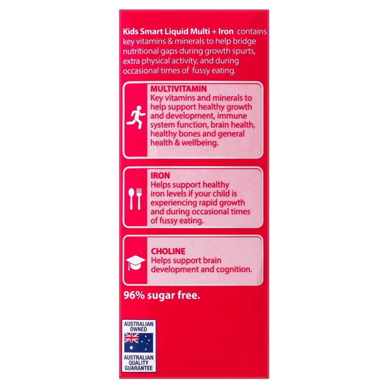 Nature's Way Kids Smart Liquid Multi + Iron 200ml