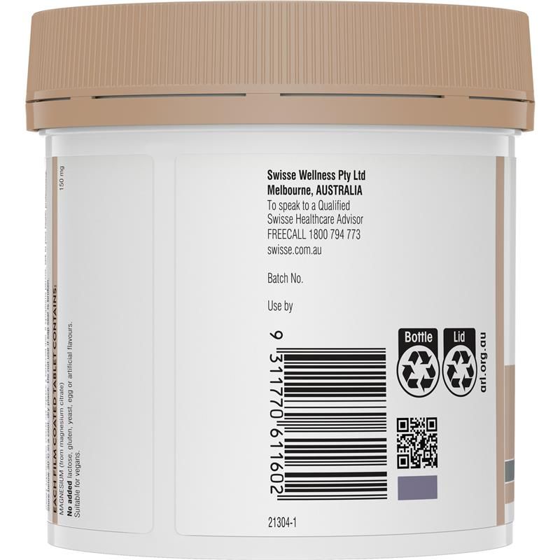 Swisse Ultiboost Magnesium 300 Viên Kích thước độc quyền