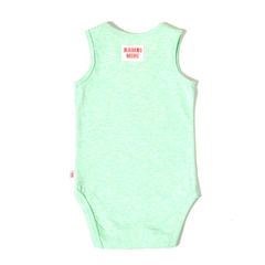 Bambi Mini Co. Bộ đồ liền thân Supersinglet cho bé trai màu xanh lá cây Croc và hình tam giác 2 gói 0-3
