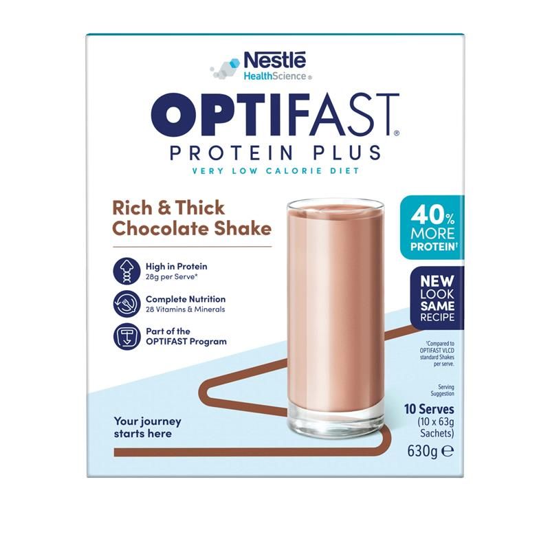 Optifast VLCD Protein Plus Shake Chocolate 10 gói 630g
