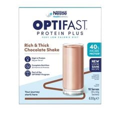Optifast VLCD Protein Plus Shake Chocolate 10 gói 630g