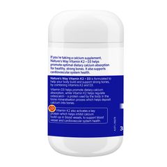 Nature's Way Osteo K Vitamin K2 + D3 180mcg 30 Viên Nang Mềm