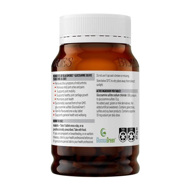 Blackmores Glucosamine Sulfate 1500mg One-A-Day 180 Viên