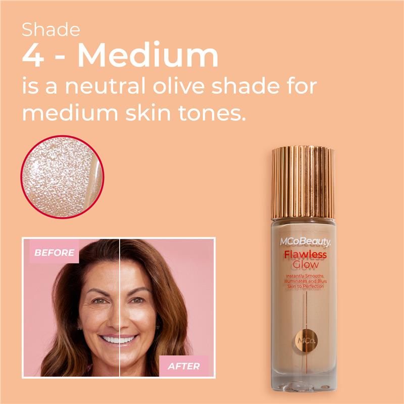 Bộ lọc làm sáng da MCoBeauty Flawless Glow Luminous Skin Filter 4 Medium