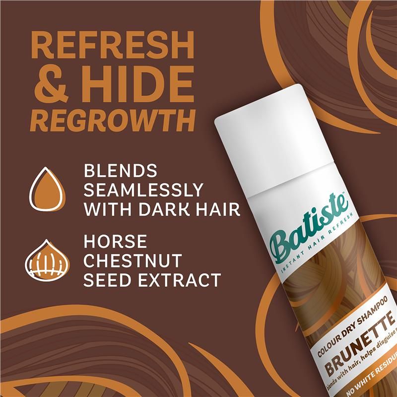 Dầu gội khô Batiste Medium & Brunette 200ml