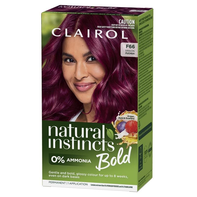 Thuốc nhuộm tóc vĩnh viễn Clairol Natural Instincts Bold Fuchsia