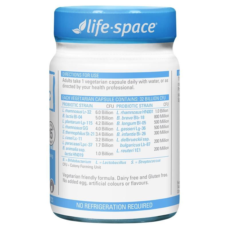 Viên uống bổ sung Probiotic phổ rộng Life-Space 60 viên