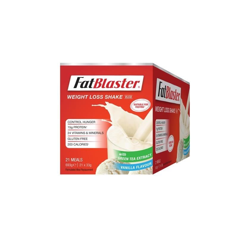 Naturopathica Fatblaster Weight Loss Shake Vanilla 21 x 33g Gói Kích thước độc quyền