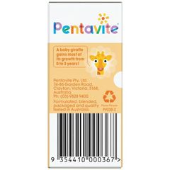 Pentavite Multivitamin dạng lỏng cho trẻ sơ sinh 30ml Hương vị nhiệt đới MỚI