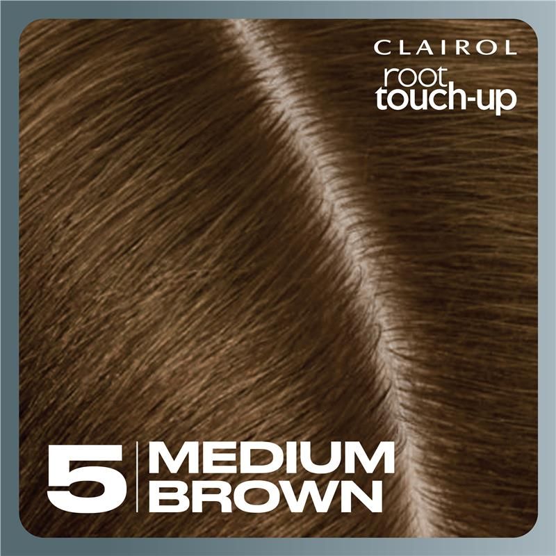 Xịt che khuyết điểm chân tóc Clairol Nice & Easy Root Touch Up màu nâu trung bình