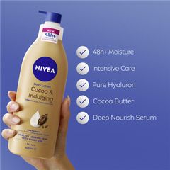 Sữa dưỡng thể NIVEA Cocoa Butter dưỡng ẩm 48H 400ml