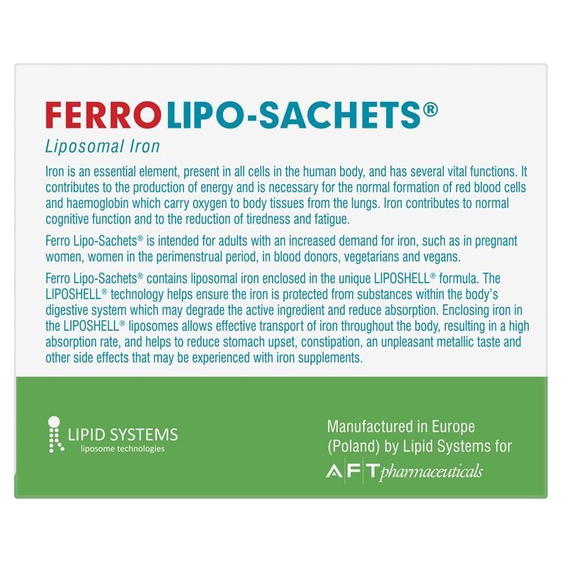 Lipo-Sachets Ferro Strawberry 5g 30 Gói