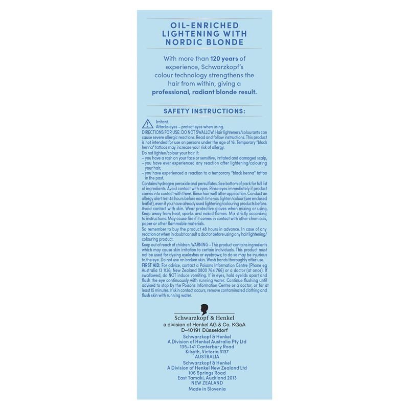 Schwarzkopf Nordic L1+ Extreme Lightener Mới