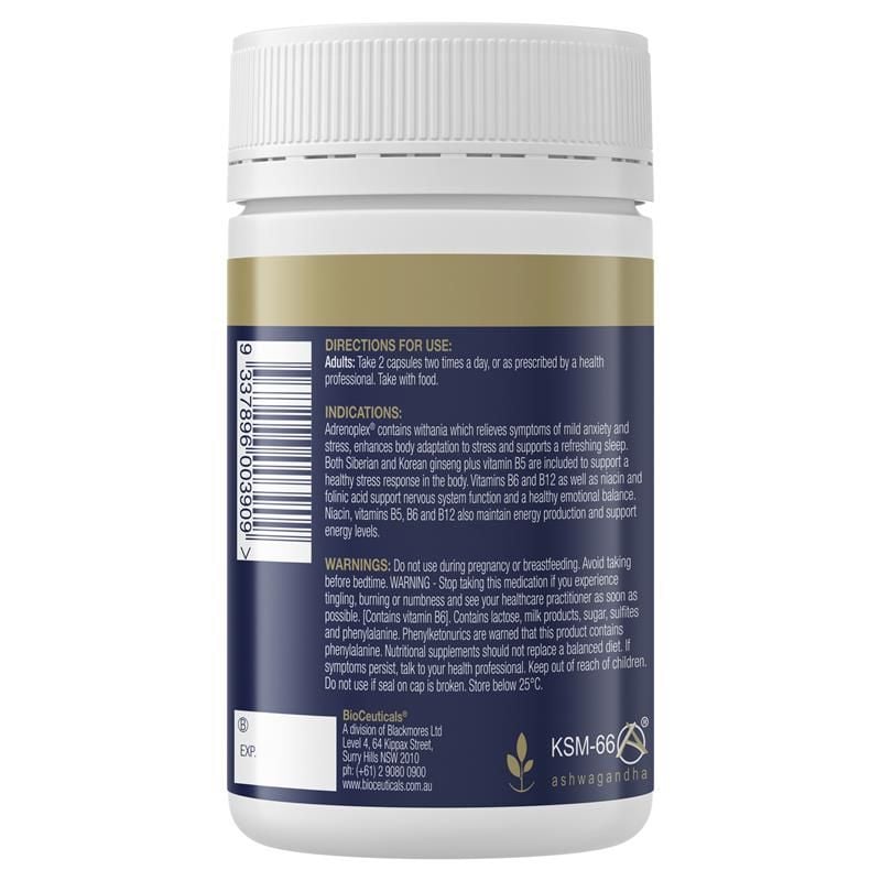 BioCeuticals Adrenoplex® 120 viên nang