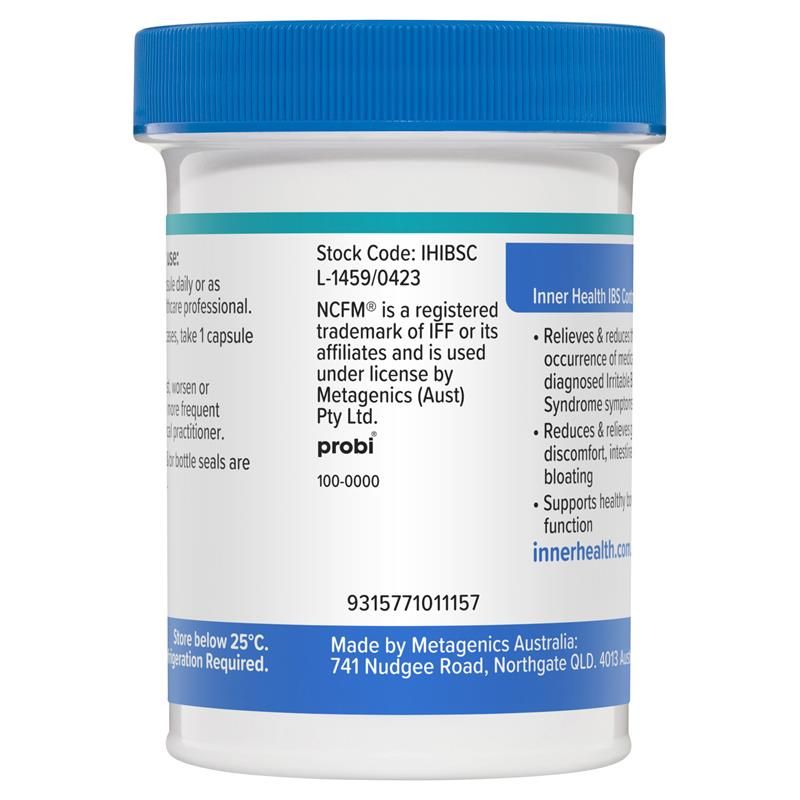 Inner Health IBS Control Probiotic 30 Capsules