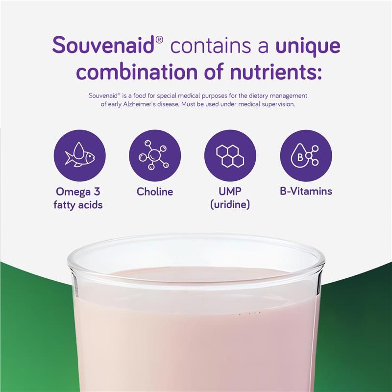 Souvenaid Strawberry 125ml 4 gói