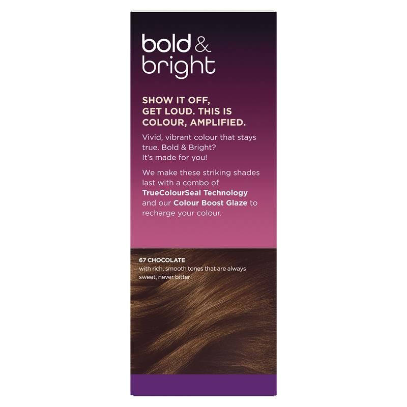 Thuốc nhuộm tóc vĩnh viễn Clairol Bold & Bright 67 Chocolate