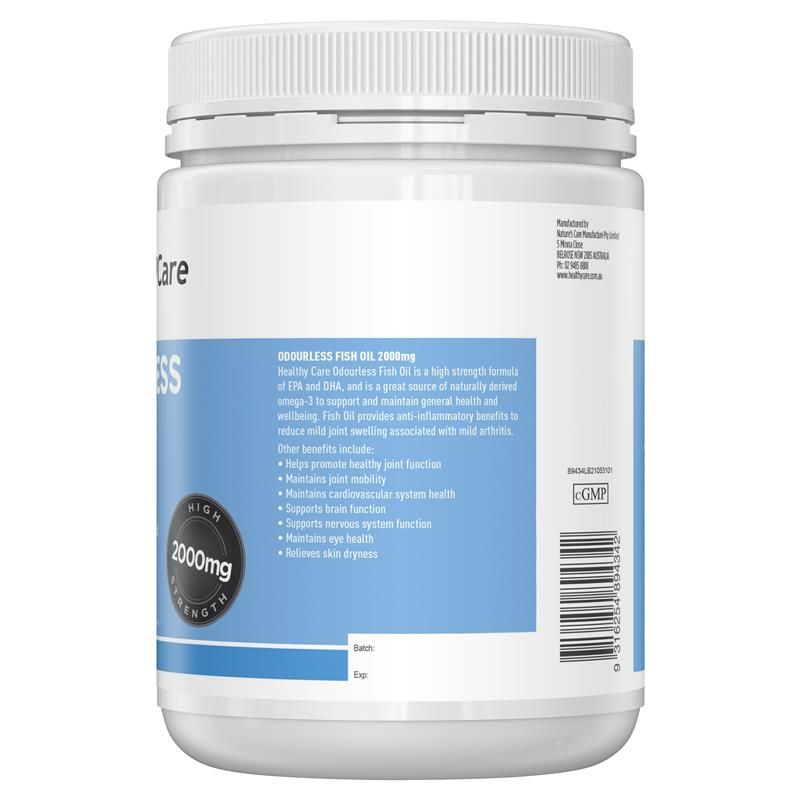 Dầu cá Healthy Care 2000mg 200 viên nang