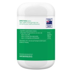 Natures Way Ginkgo 2000 Trí Não & Trí Nhớ 120 Viên