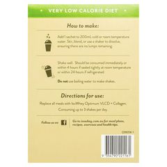 IsoWhey Optimum VLCD Shake + Collagen French Vanilla 18 x 55g