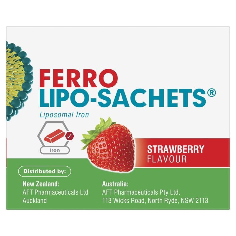 Lipo-Sachets Ferro Strawberry 5g 30 Gói