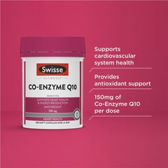 Swisse Ultiboost Co Enzyme Q10 150mg 180 Viên Nang