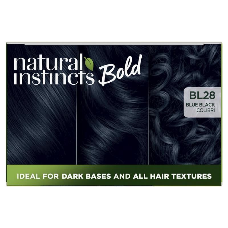 Thuốc nhuộm tóc vĩnh viễn Clairol Natural Instincts Bold Blue Black