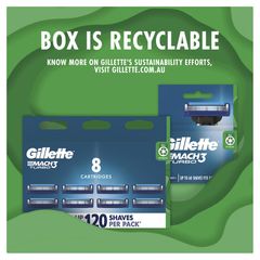 Dao cạo râu Gillette Mach 3 Turbo 3D 2 Up