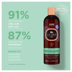 Dầu gội dưỡng tóc Hask Coconut Oil 355ml