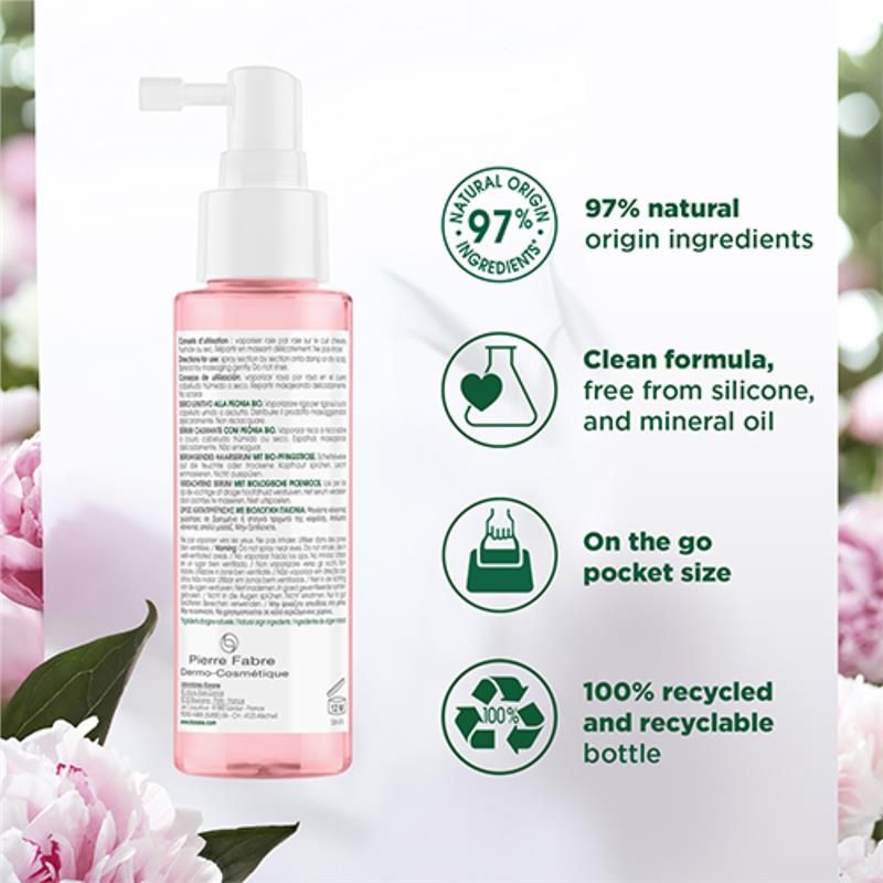 Serum Klorane với hoa mẫu đơn hữu cơ 100ml