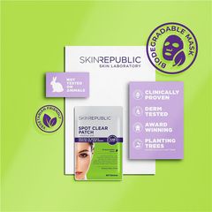 Miếng dán trị mụn Skin Republic Spot Clear Salicylic Acid 48 miếng