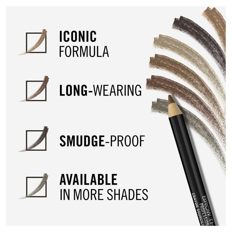 Chì kẻ mày chuyên nghiệp Rimmel Brow This Way 005 Ash Brown
