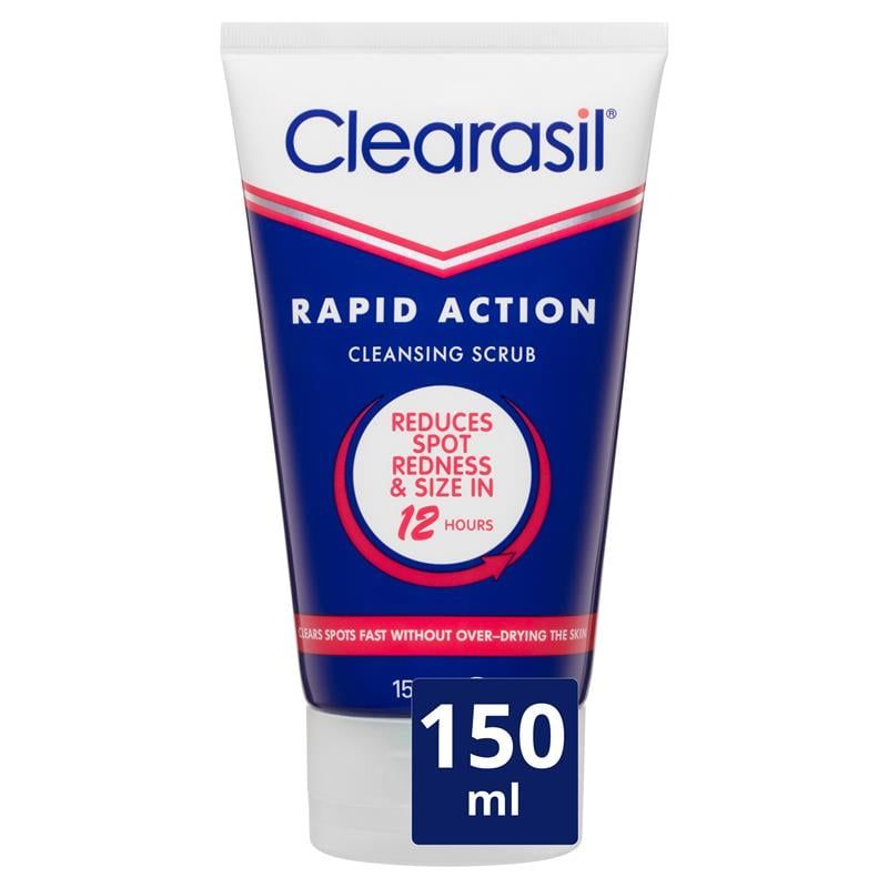 Sữa rửa mặt tẩy tế bào chết Clearasil Ultra Rapid Action 150 ml