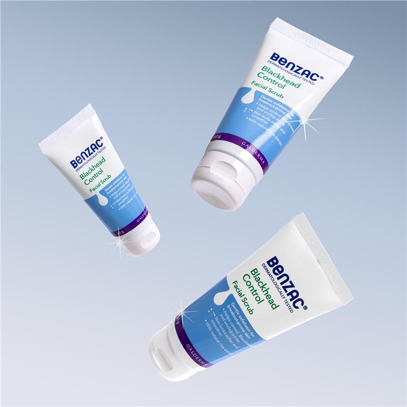 Sữa rửa mặt trị mụn đầu đen Benzac 60g
