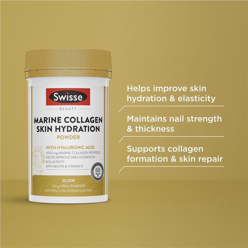 Bột dưỡng ẩm da Swisse Beauty Marine Collagen 120g