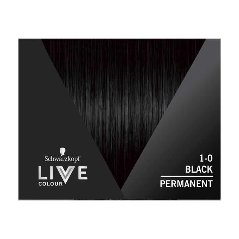 Schwarzkopf Live Colour Permanent 1.0 Đen