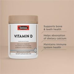 Swisse Vitamin D 500 Viên nang Kích thước độc quyền
