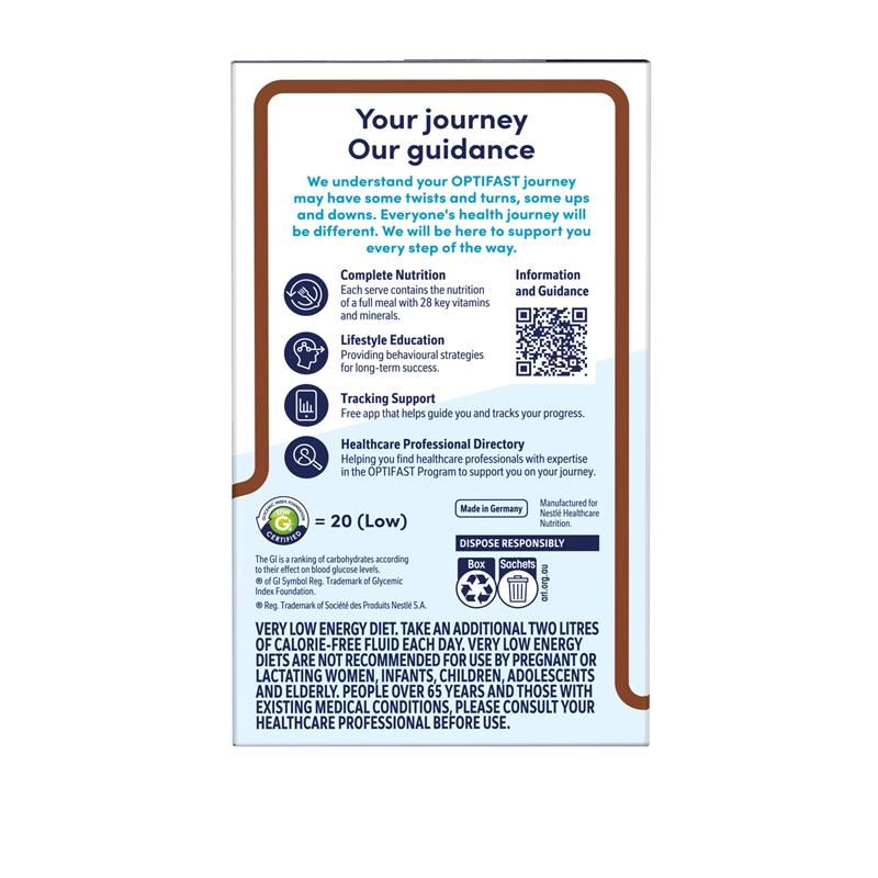 Optifast VLCD Dessert Chocolate 8 x 53g MỚI