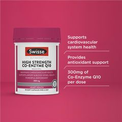 Swisse CoQ10 300mg 90 Viên Nang