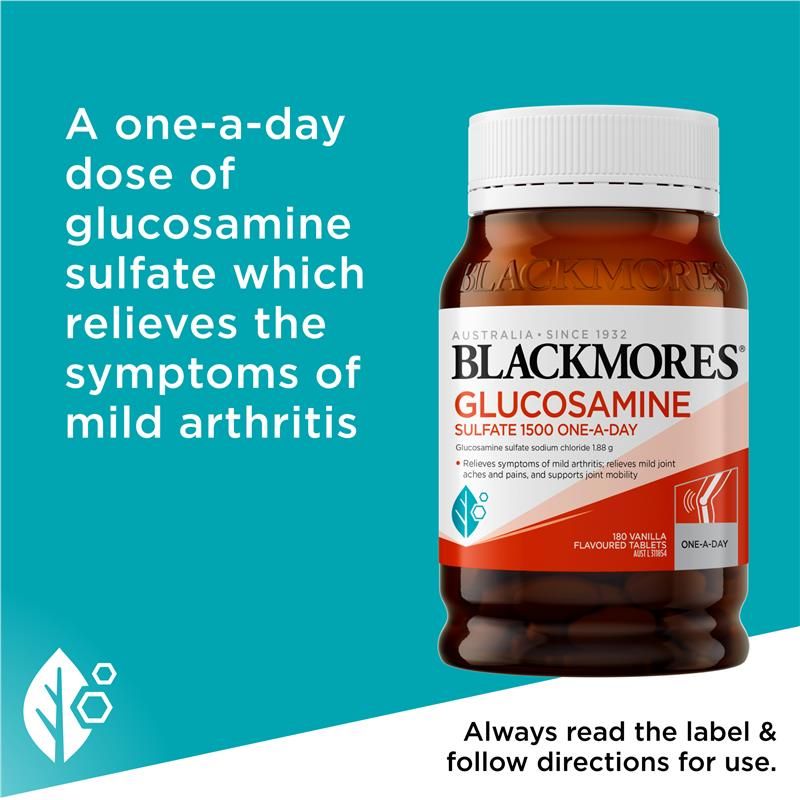 Blackmores Glucosamine Sulfate 1500mg One-A-Day 180 Viên