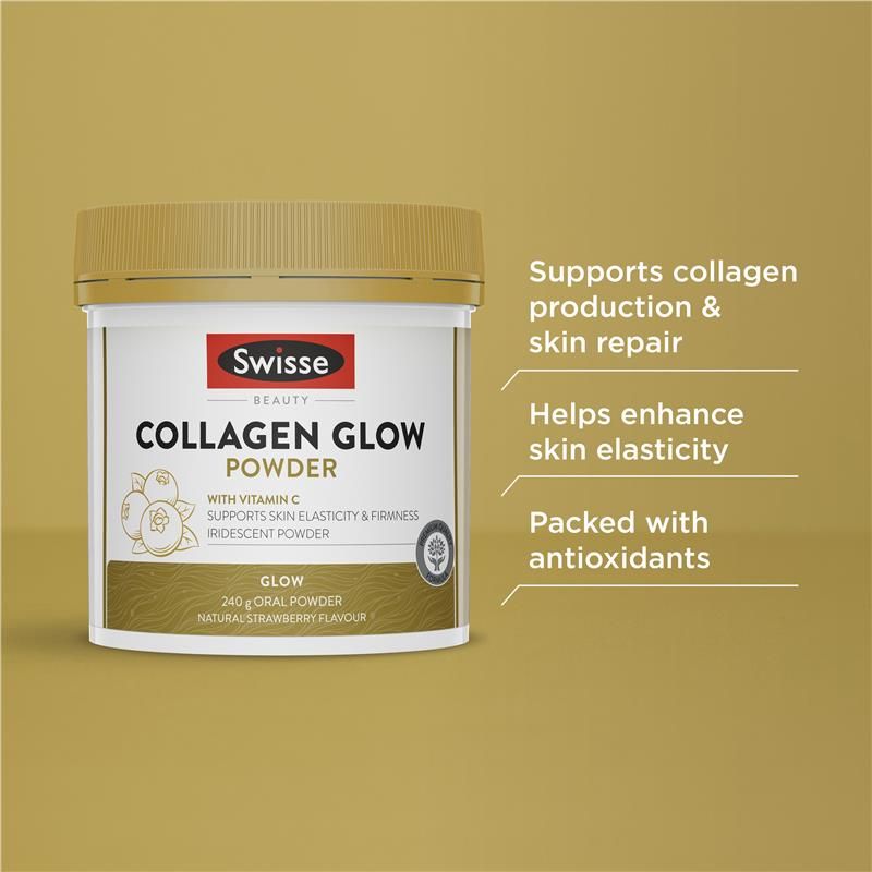 Bột làm sáng da Swisse Beauty Collagen Glow 240g