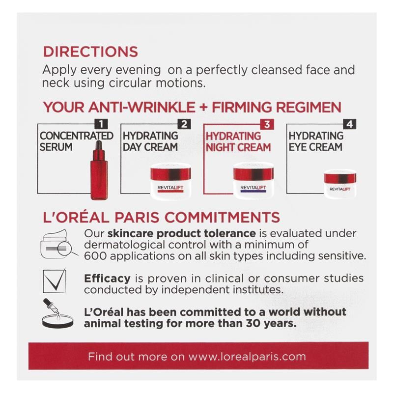 Kem dưỡng da ban đêm L'Oreal Paris Revitalift 50ml