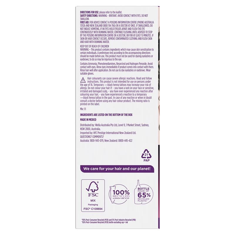 Thuốc nhuộm tóc vĩnh viễn Clairol Bold & Bright 20 Midnight Black