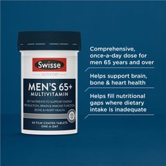 Swisse Mens Multivitamin 65+ 60 Viên