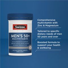 Swisse Mens Multivitamin 50+ 90 Viên
