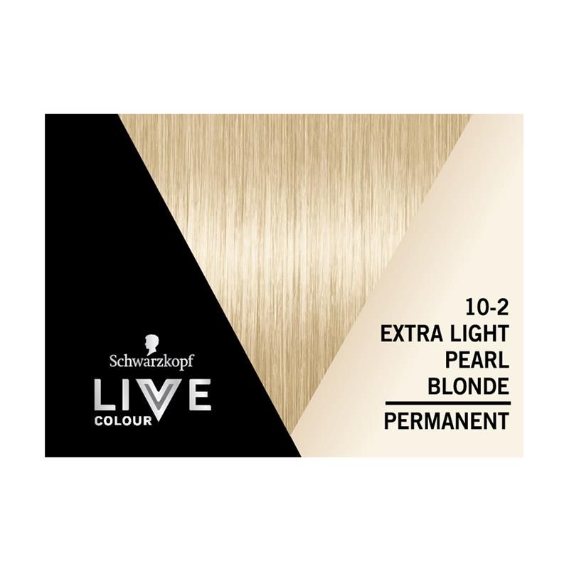 Schwarzkopf LIVE Colour Permanent 10.2 Màu Vàng Ngọc Trai Sáng Hơn
