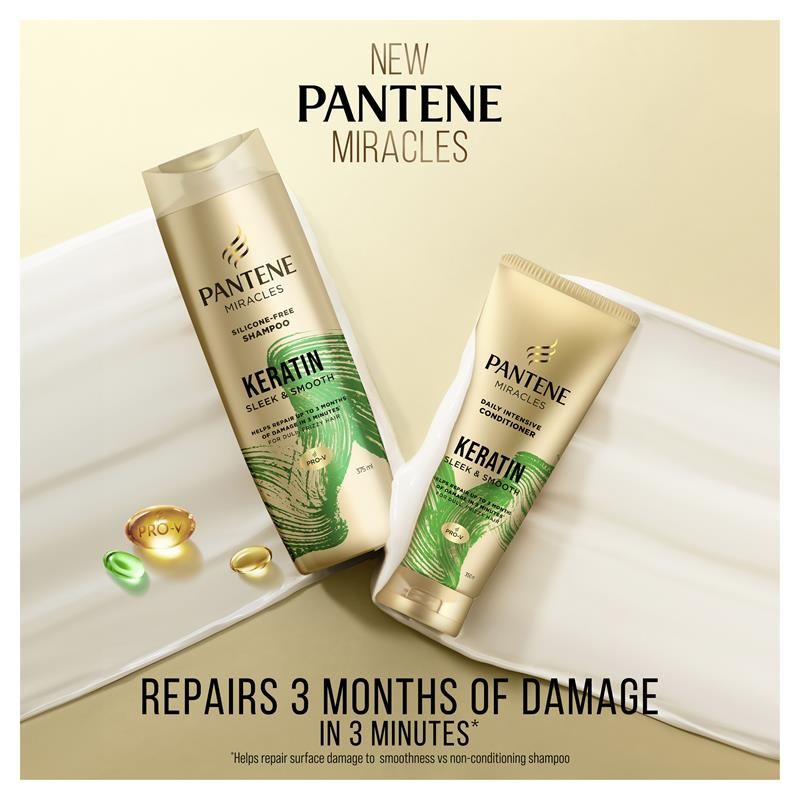 Dầu xả Pantene Smooth And Sleek Tube 350ml