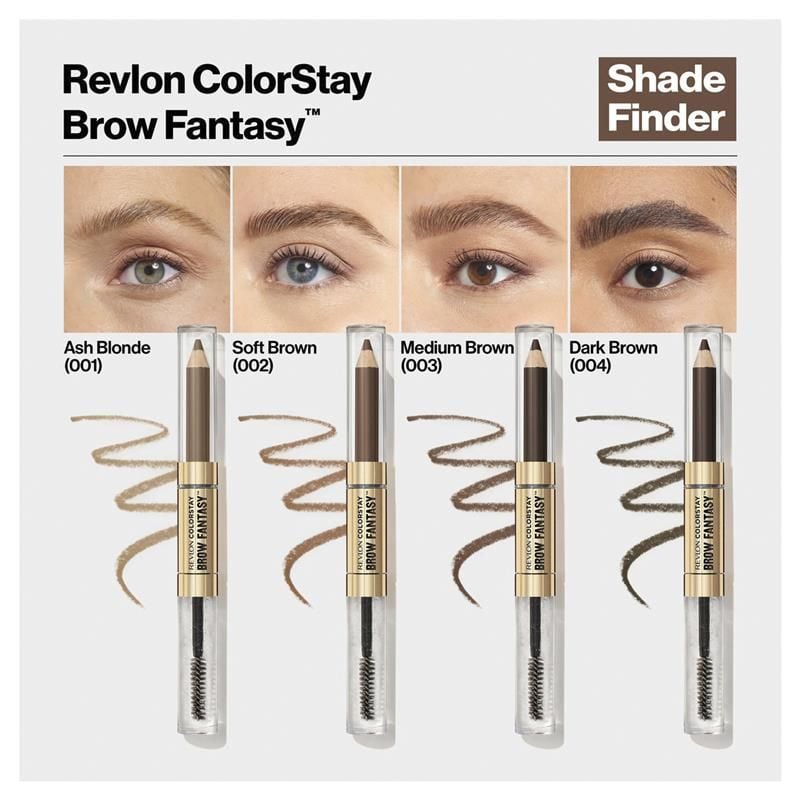 Revlon Colorstay Brow Fantasy Pencil & Gel Soft Brown